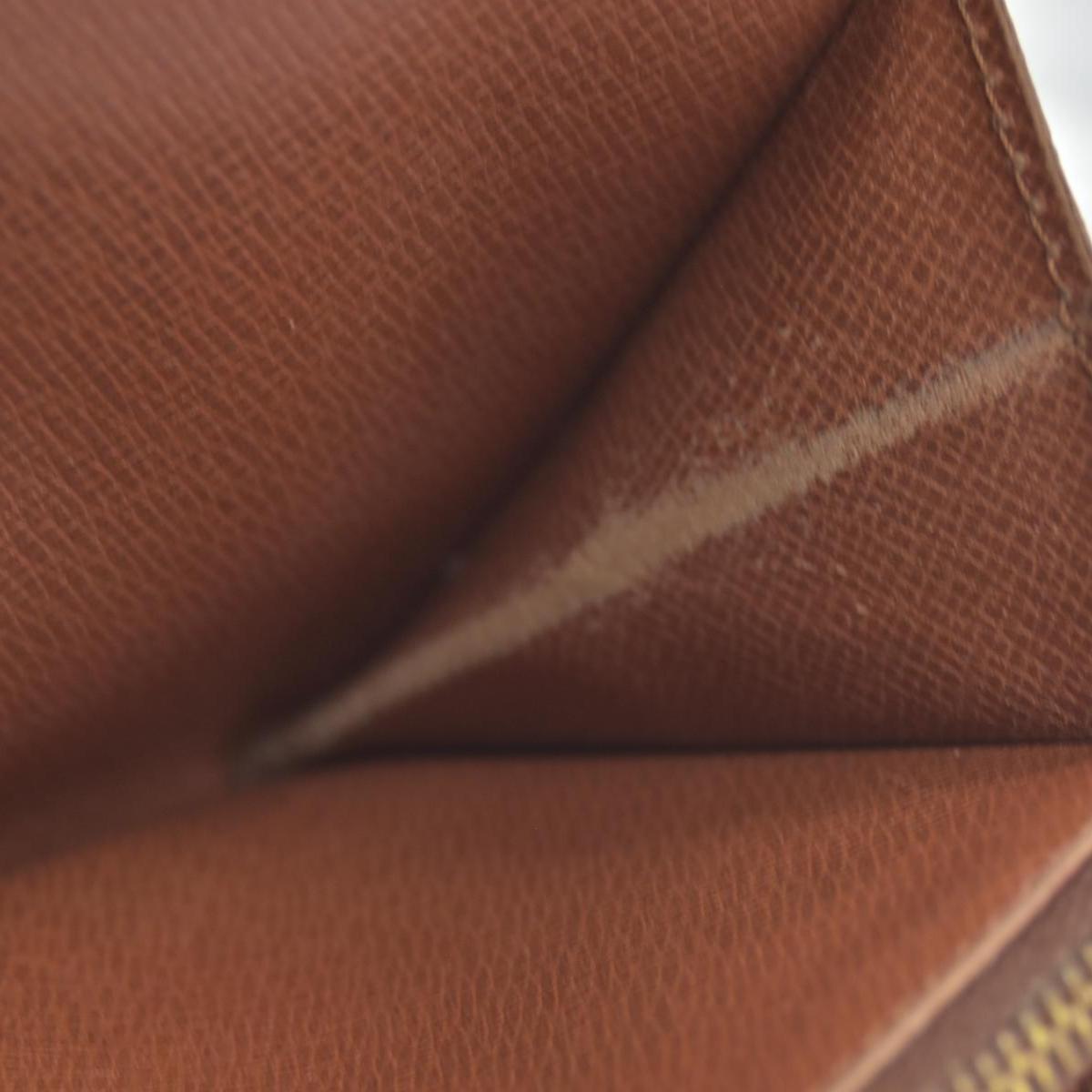 $775 Louis Vuitton Monogram Portefeiulle Sarah Long Bifold Wallet Brown CONSIGNMENT