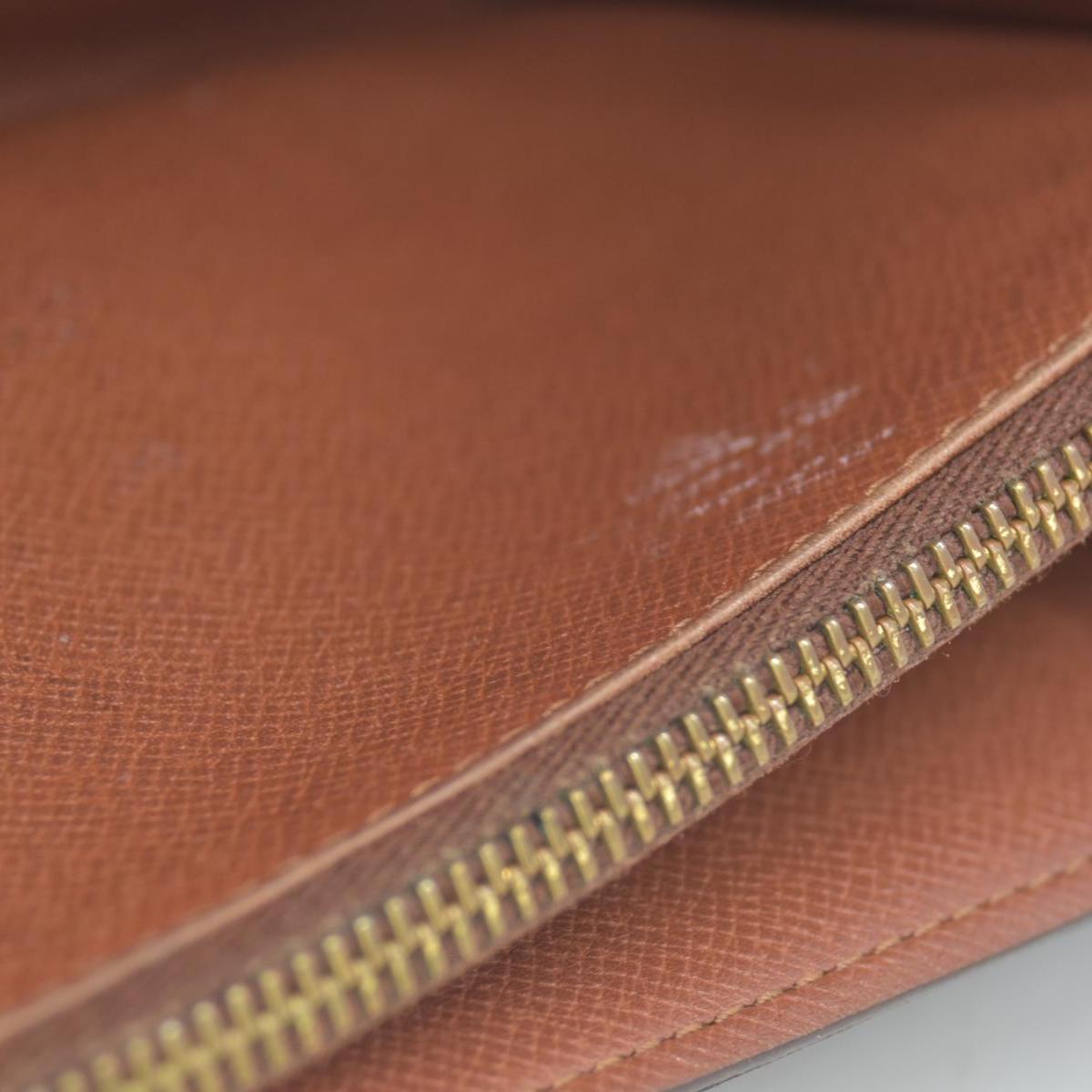 $775 Louis Vuitton Monogram Portefeiulle Sarah Long Bifold Wallet Brown CONSIGNMENT