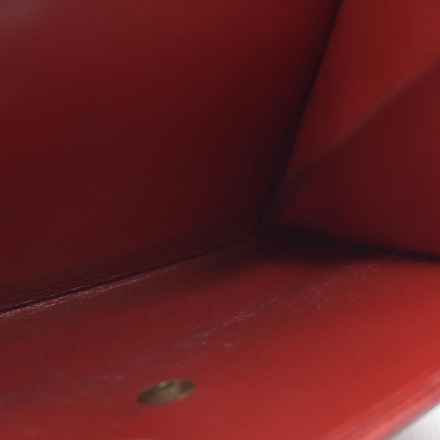 AUCTION $650 Louis Vuitton  Epi Elise Wallet Castillan Red