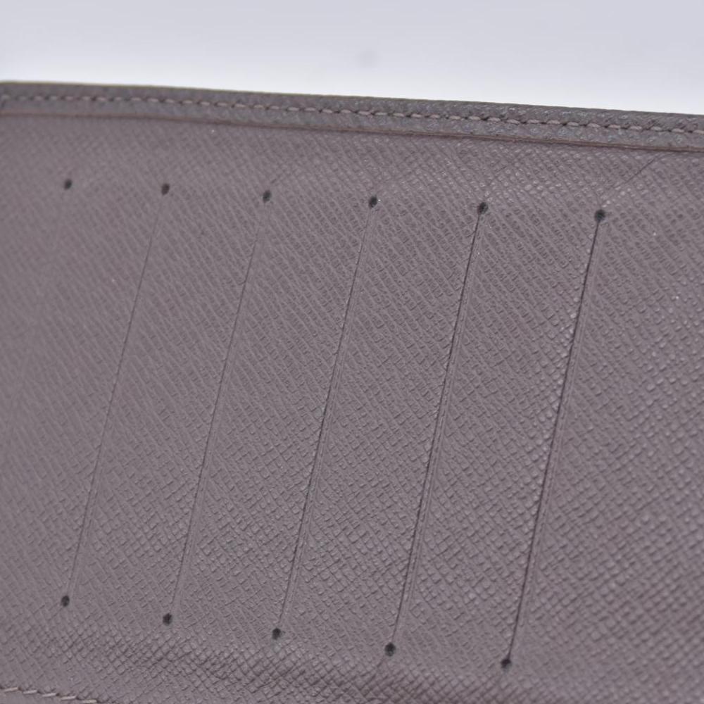 $520 2007 LOUIS VUITTON Taiga Leather Long Checkbook Wallet Ardoise Charcoal CT0077 CONSIGNMENT 10021207