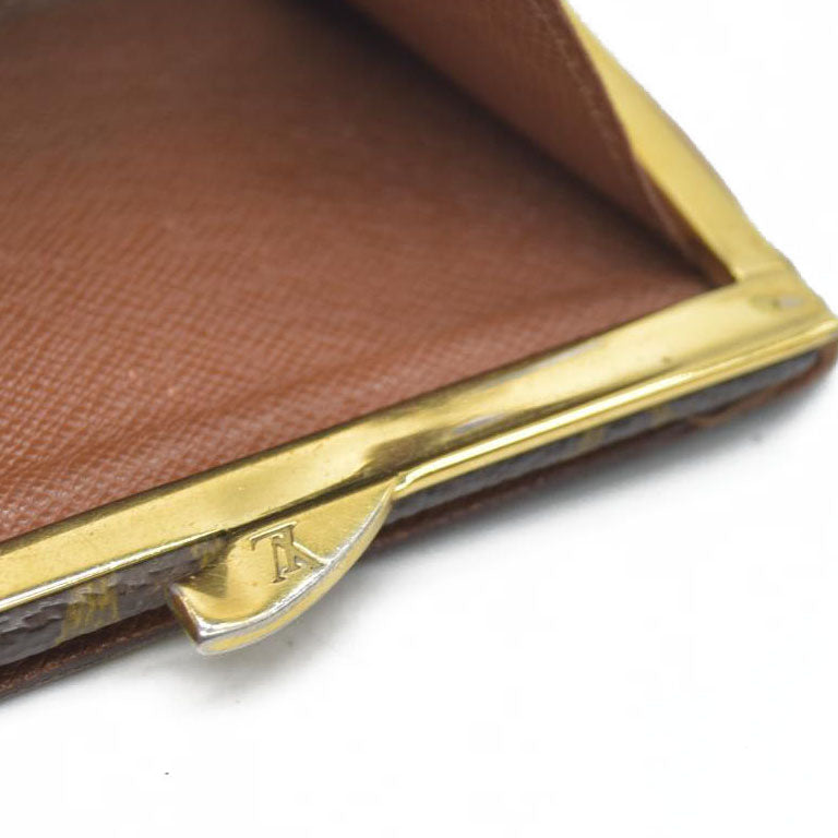 AUCTION $750 Louis Vuitton  Monogram French Purse Wallet