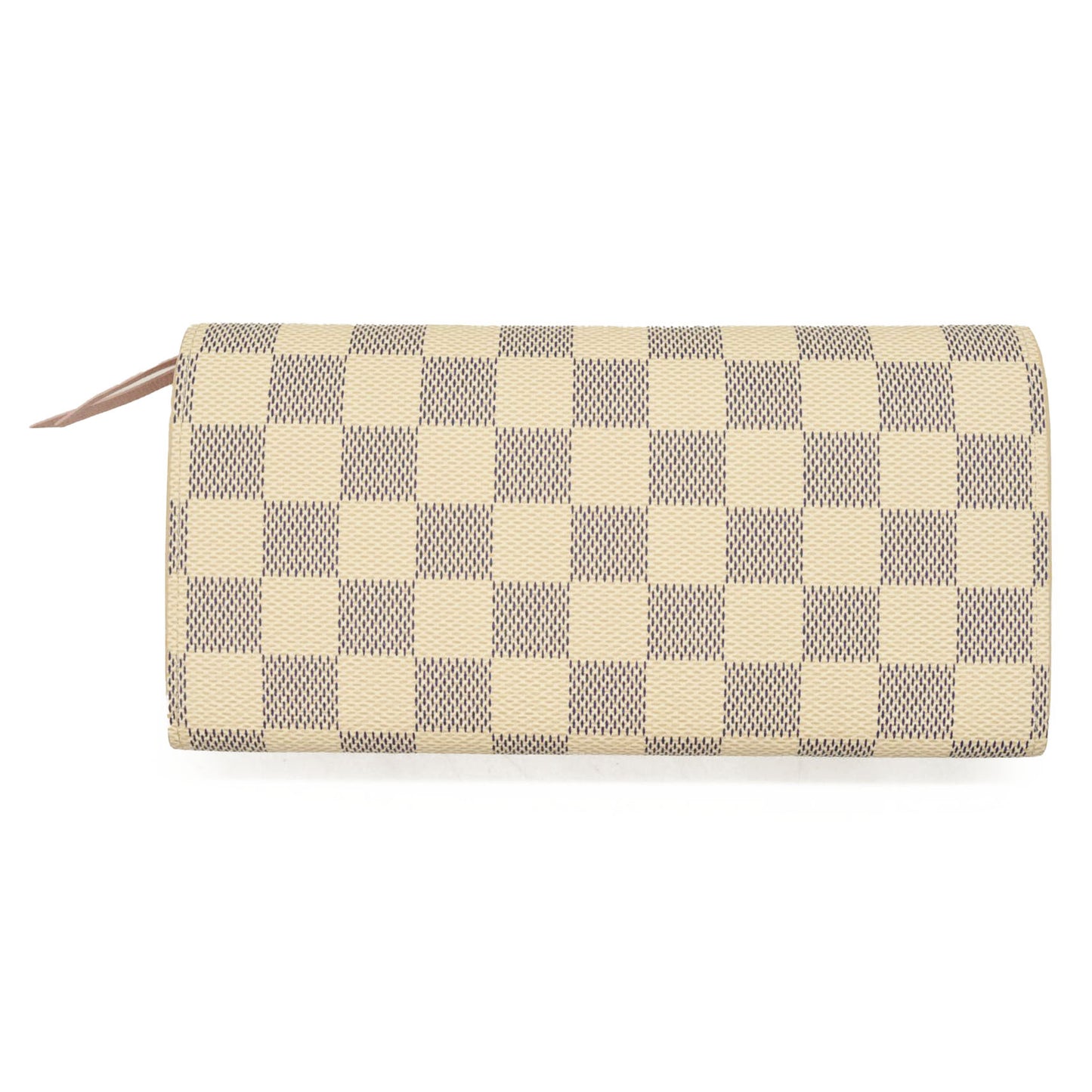 LOUIS VUITTON Damier Azur Emilie Wallet Rose Ballerine