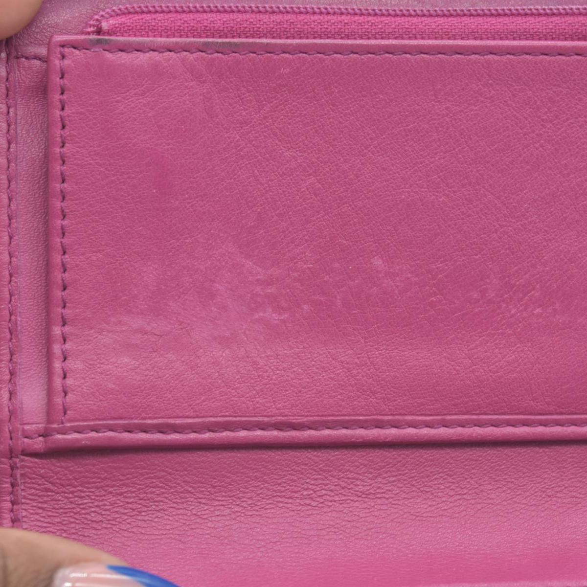 Gucci Patent Soho Zip Around Wallet Bright Bougainvillea CONSIGNMENT