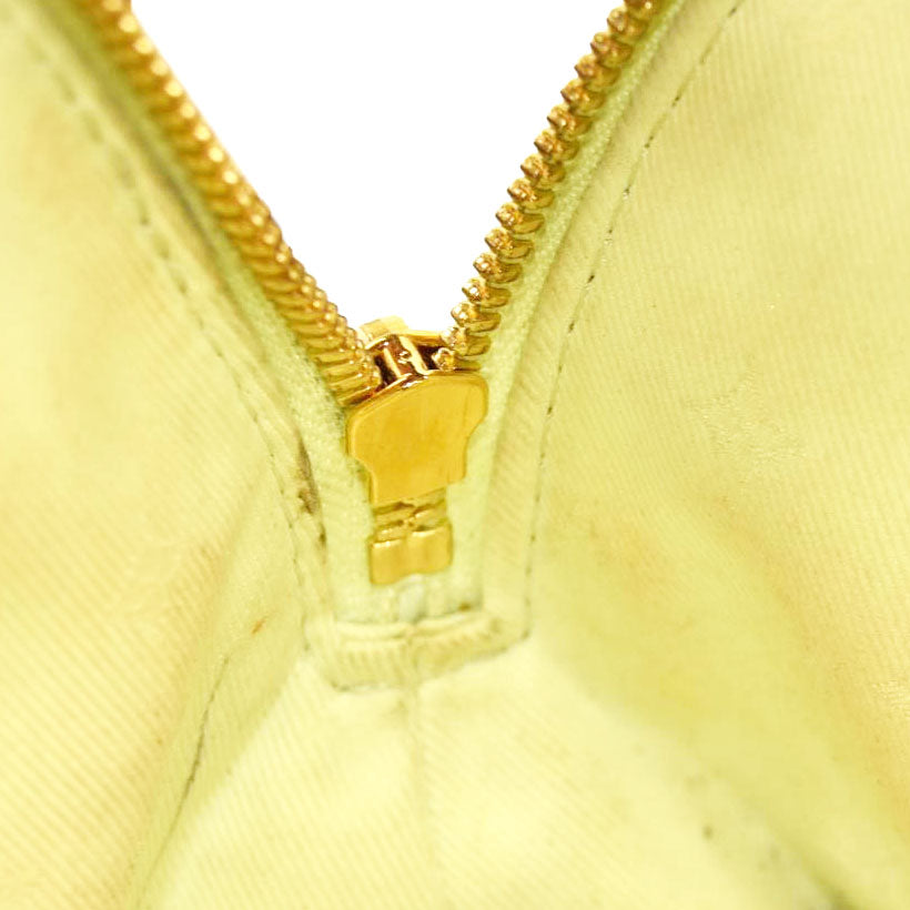 LOUIS VUITTON Calfskin Bubblegram Alma BB Light Green