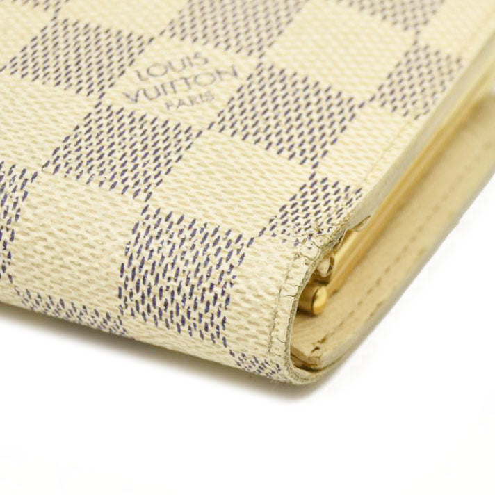 Louis Vuitton  Damier Azur French Purse Wallet MI1057