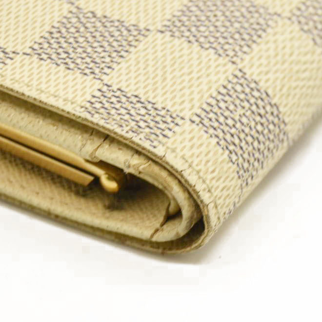 Louis Vuitton  Damier Azur French Purse Wallet MI1057