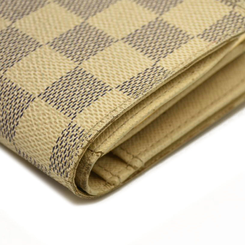 Louis Vuitton  Damier Azur French Purse Wallet MI1057