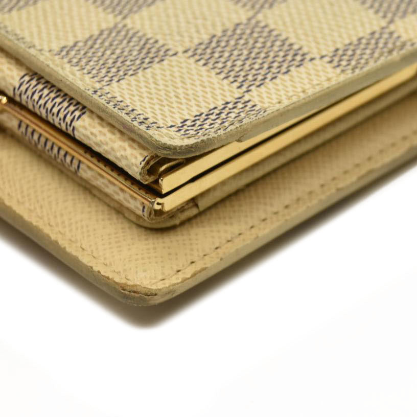 Louis Vuitton  Damier Azur French Purse Wallet MI1057