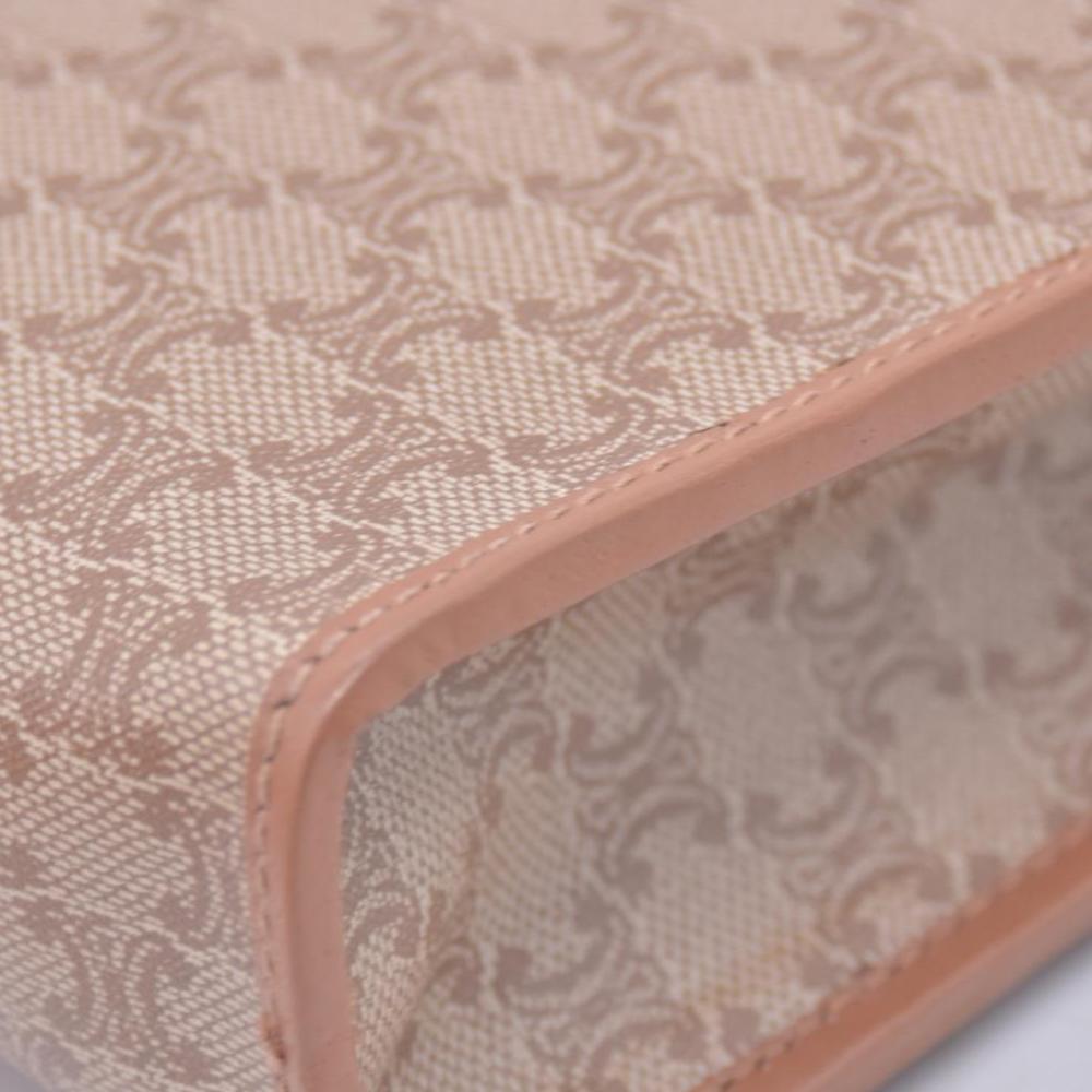 Celine Macadam Mini Cosmetic Pouch Brown CONSIGNMENT 10021236