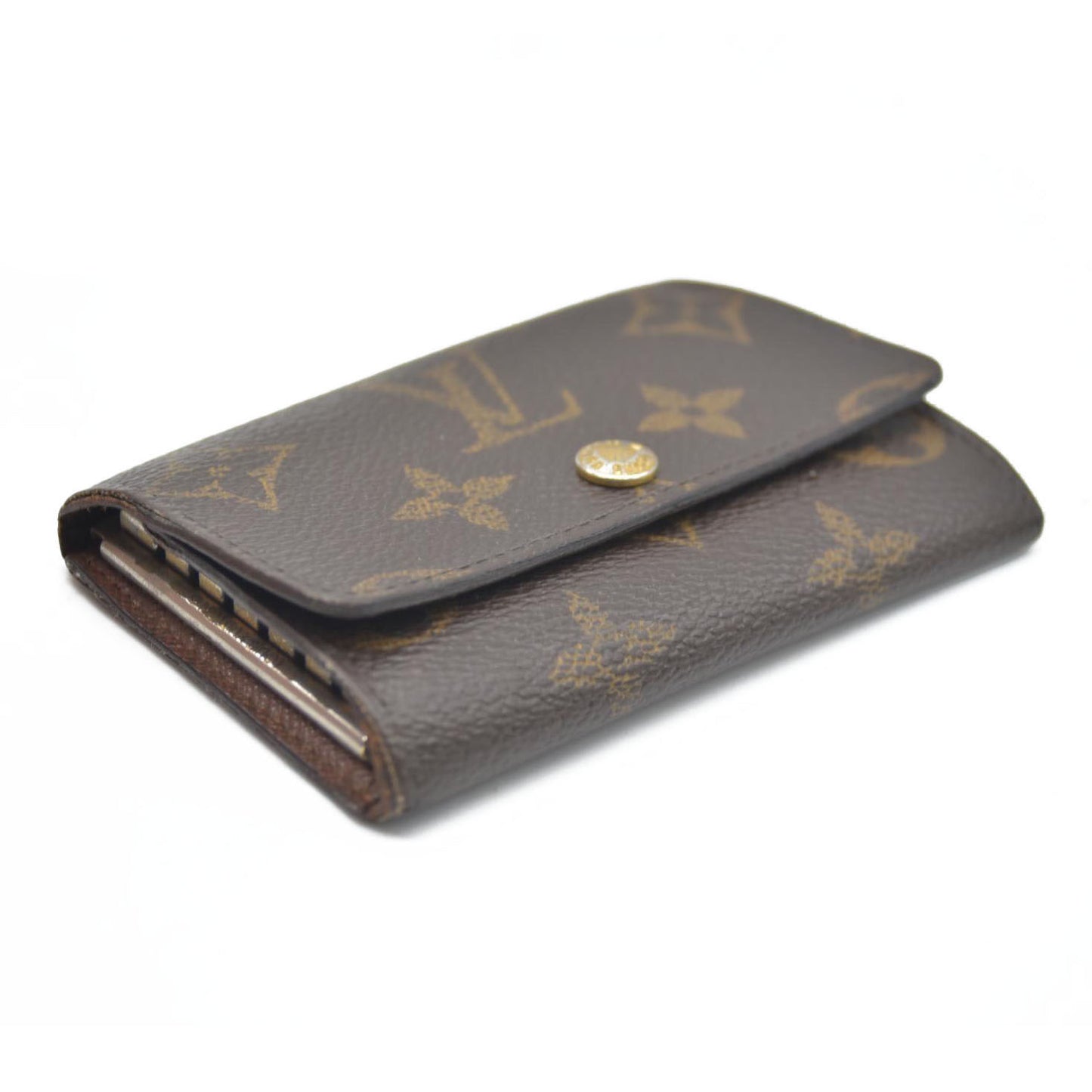 AUCTION $345 Louis Vuitton Monogram Multicles 6 Ring Key Case Brown CT2133
