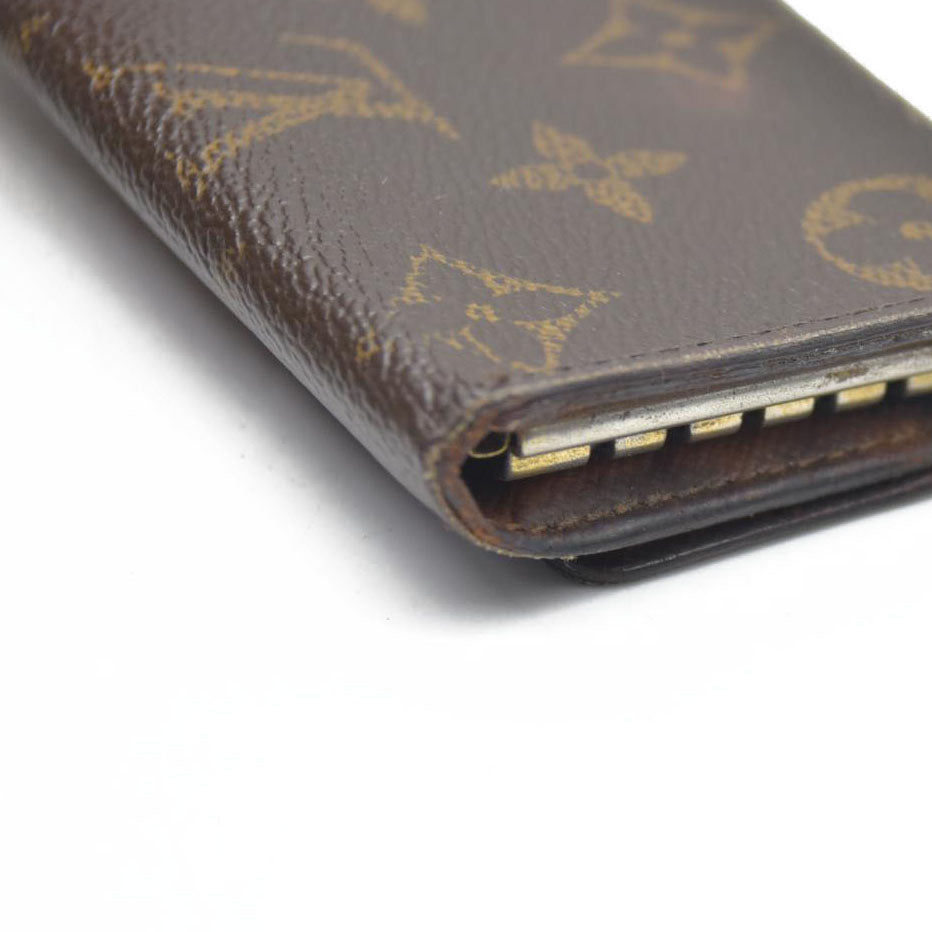 AUCTION $345 Louis Vuitton Monogram Multicles 6 Ring Key Case Brown CT2133