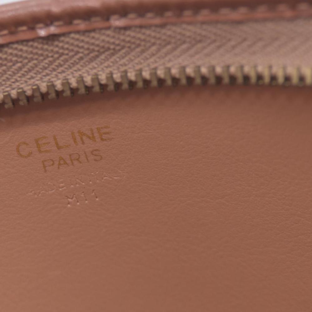 Celine Macadam Mini Cosmetic Pouch Brown CONSIGNMENT 10021236
