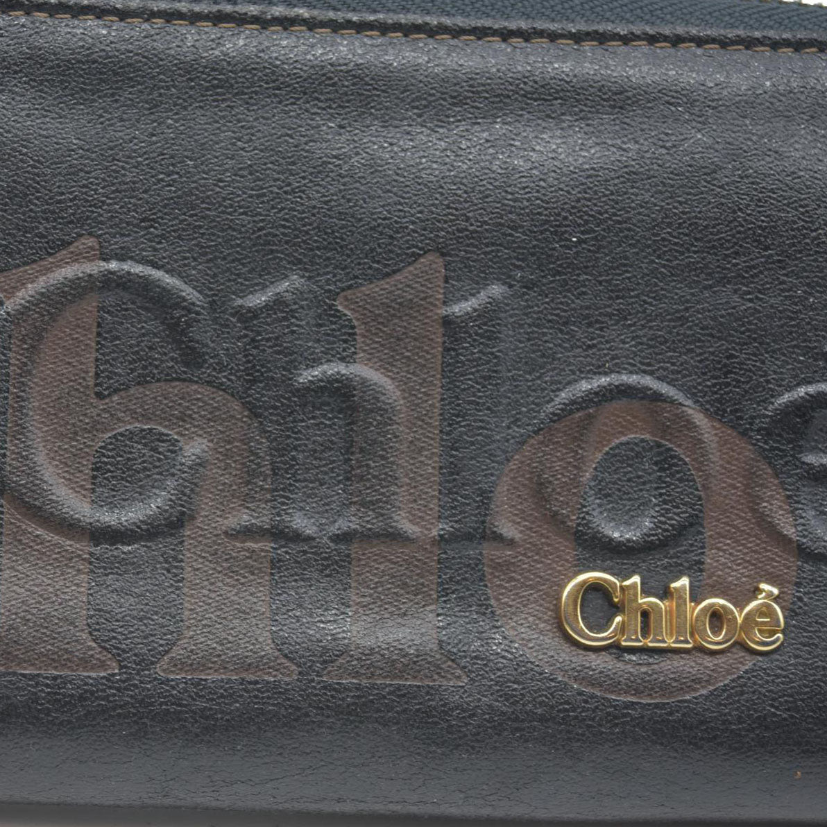 Chloe  Leather Eclipse Zipped Wallet