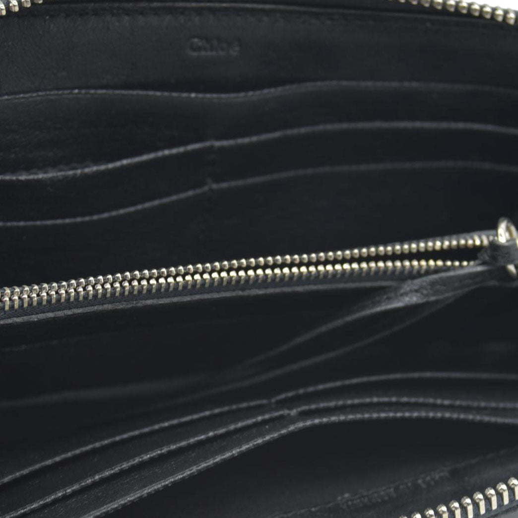 Chloe  Leather Eclipse Zipped Wallet