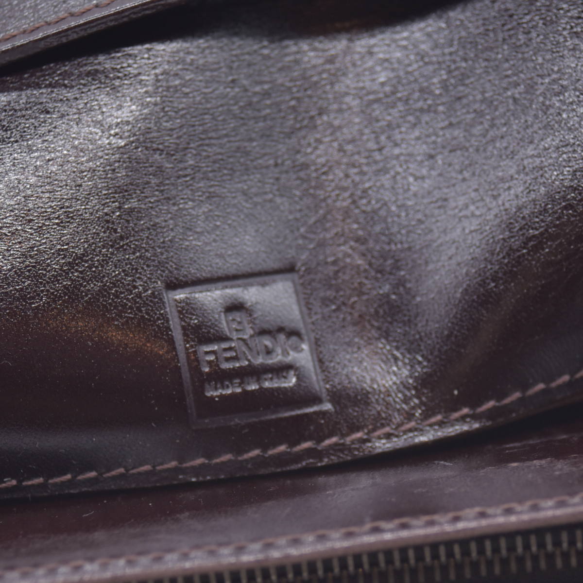 $590 Fendi Zucca Wallet Bifold Compact CONSIGNMENT 10021212