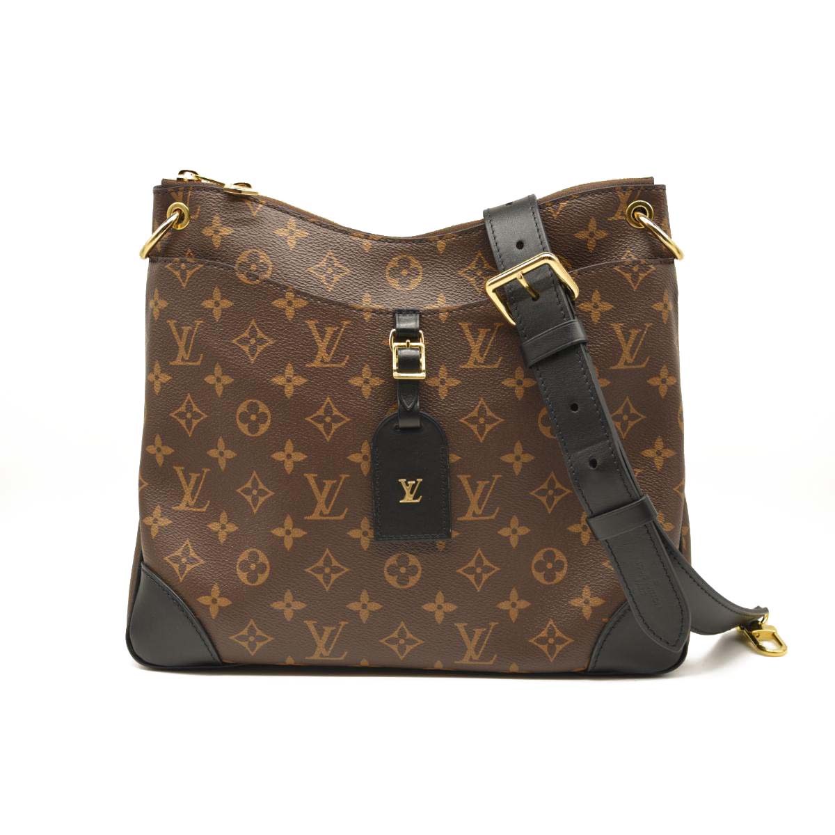 USED Louis Vuitton Monogram Odeon MM Black