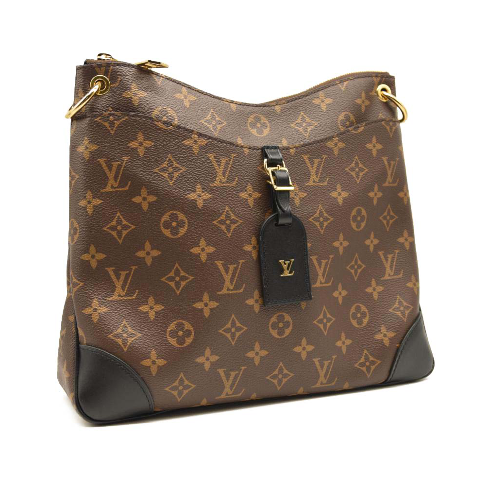 USED Louis Vuitton Monogram Odeon MM Black