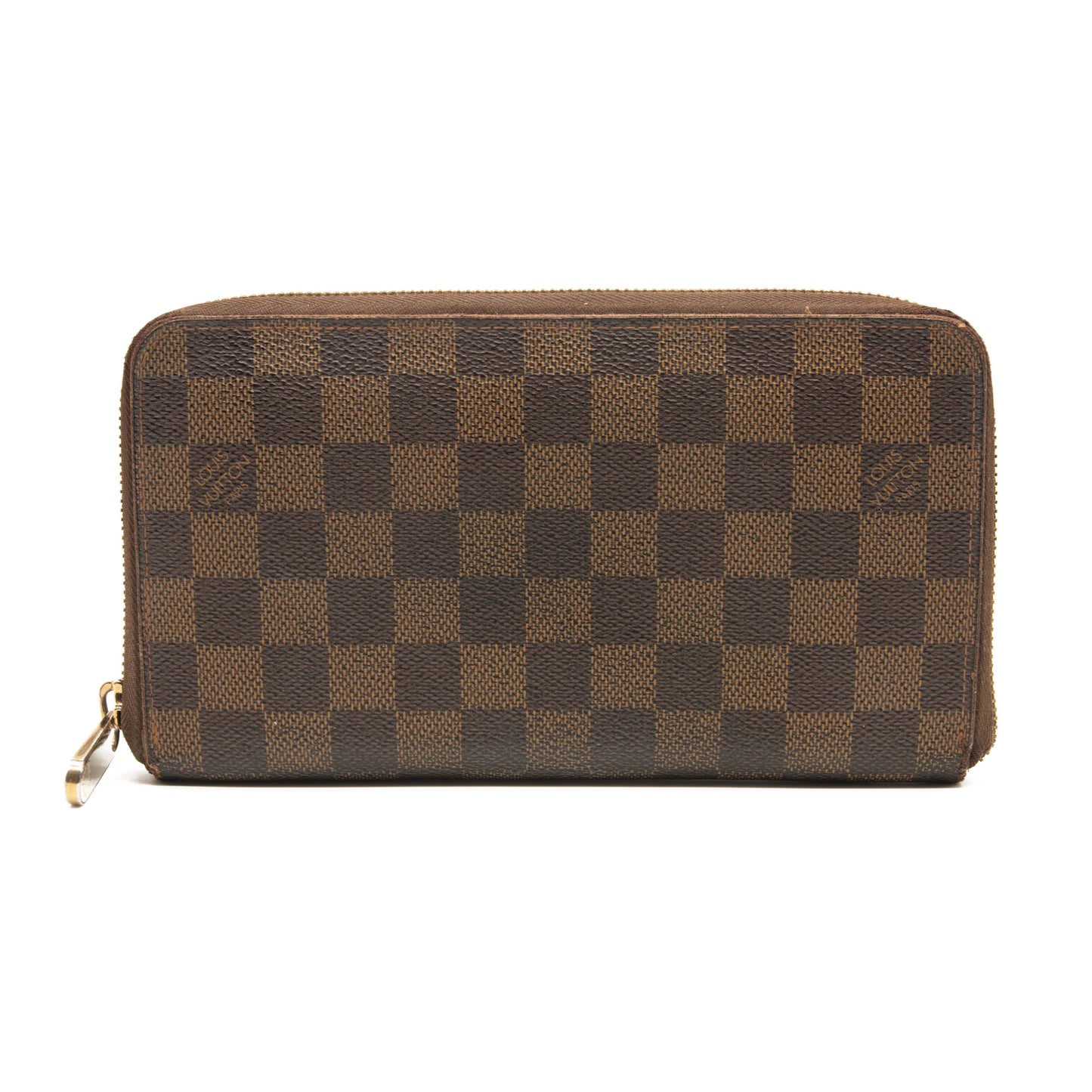 USED Louis Vuitton Damier Ebene Zippy Organizer Wallet