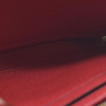 AUCTION $740 Louis Vuitton Monogram Empreinte Zippy Zip Around Wallet Coin Purse Red TN4129