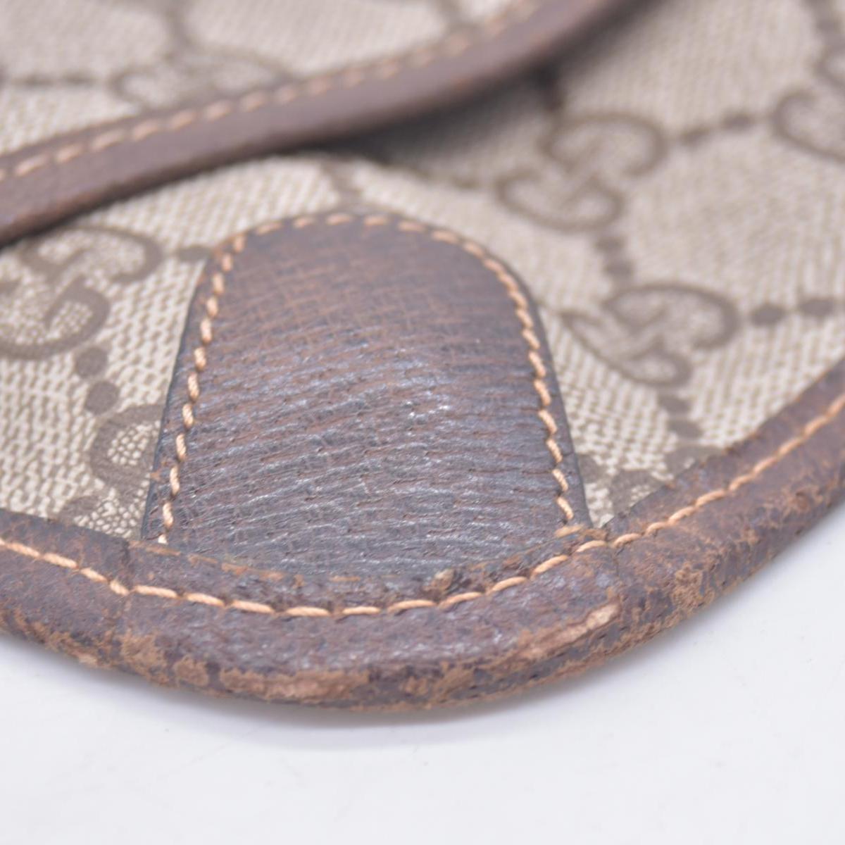 $680 Vintage Gucci Monogram Leather Clutch Bag CONSIGNMENT