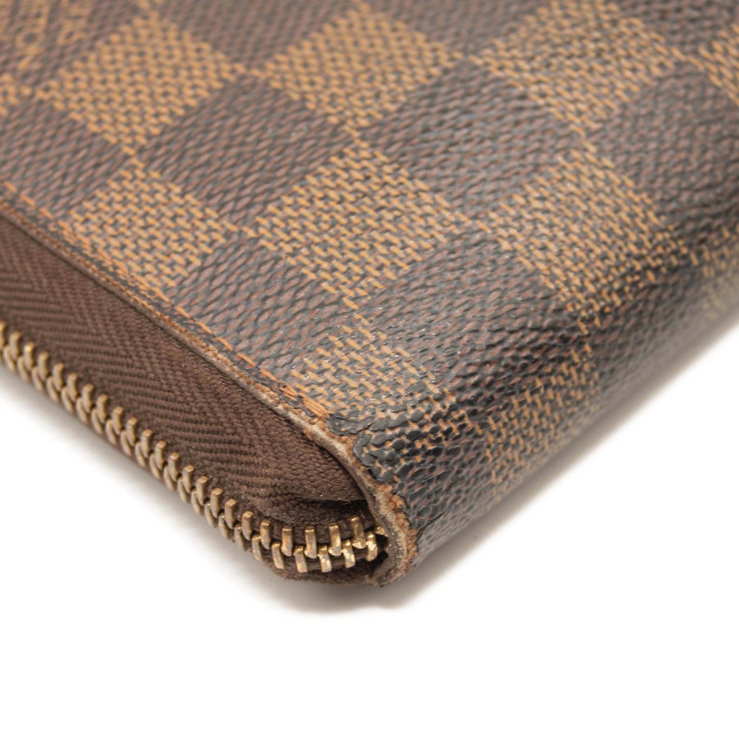 USED Louis Vuitton Damier Ebene Zippy Organizer Wallet