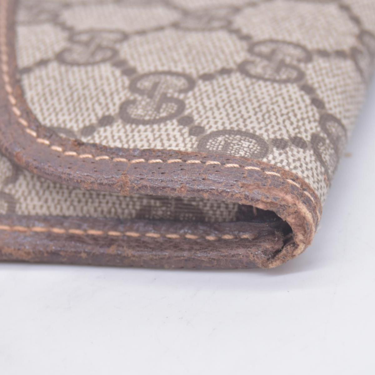 $680 Vintage Gucci Monogram Leather Clutch Bag CONSIGNMENT