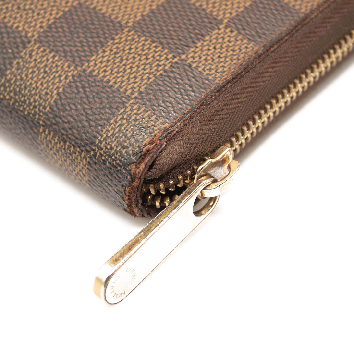 USED Louis Vuitton Damier Ebene Zippy Organizer Wallet