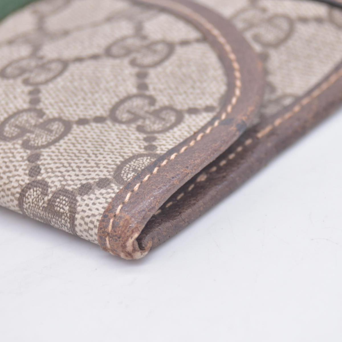 $680 Vintage Gucci Monogram Leather Clutch Bag CONSIGNMENT