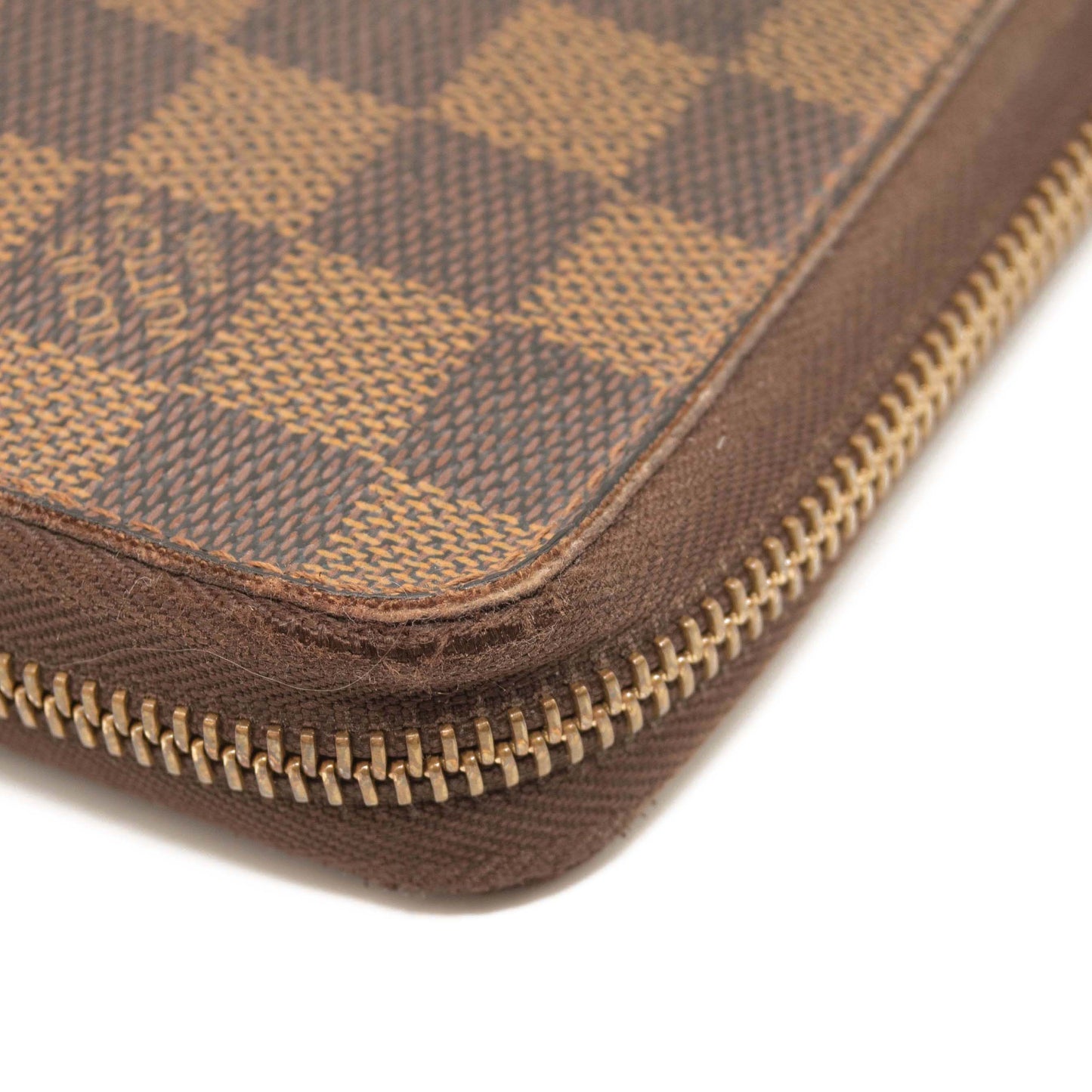 USED Louis Vuitton Damier Ebene Zippy Organizer Wallet