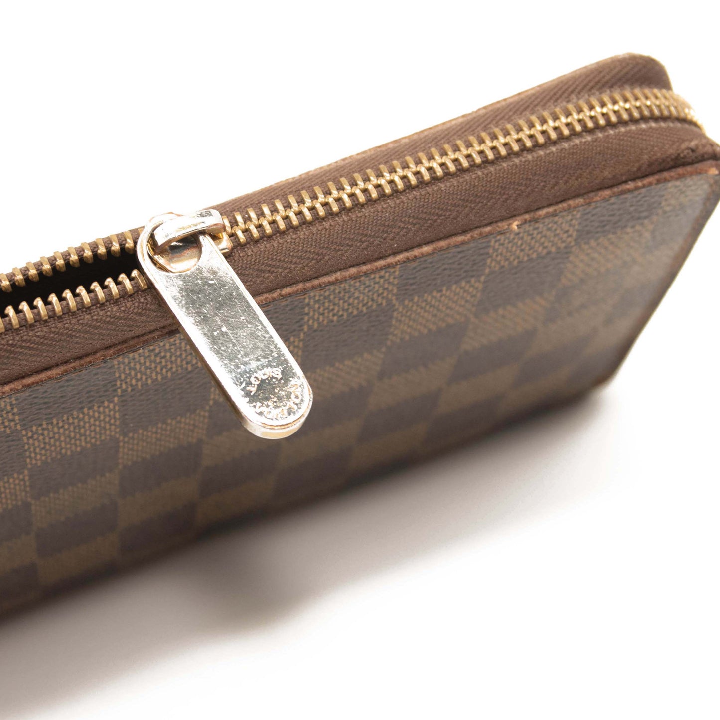 USED Louis Vuitton Damier Ebene Zippy Organizer Wallet