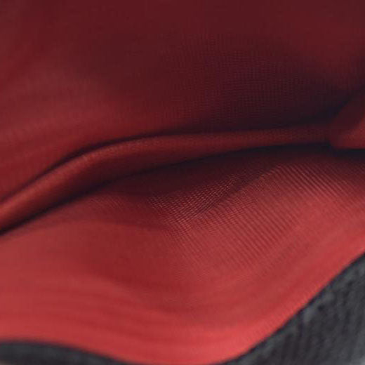 AUCTION $340 CELINE Logo Leather Card Case Black