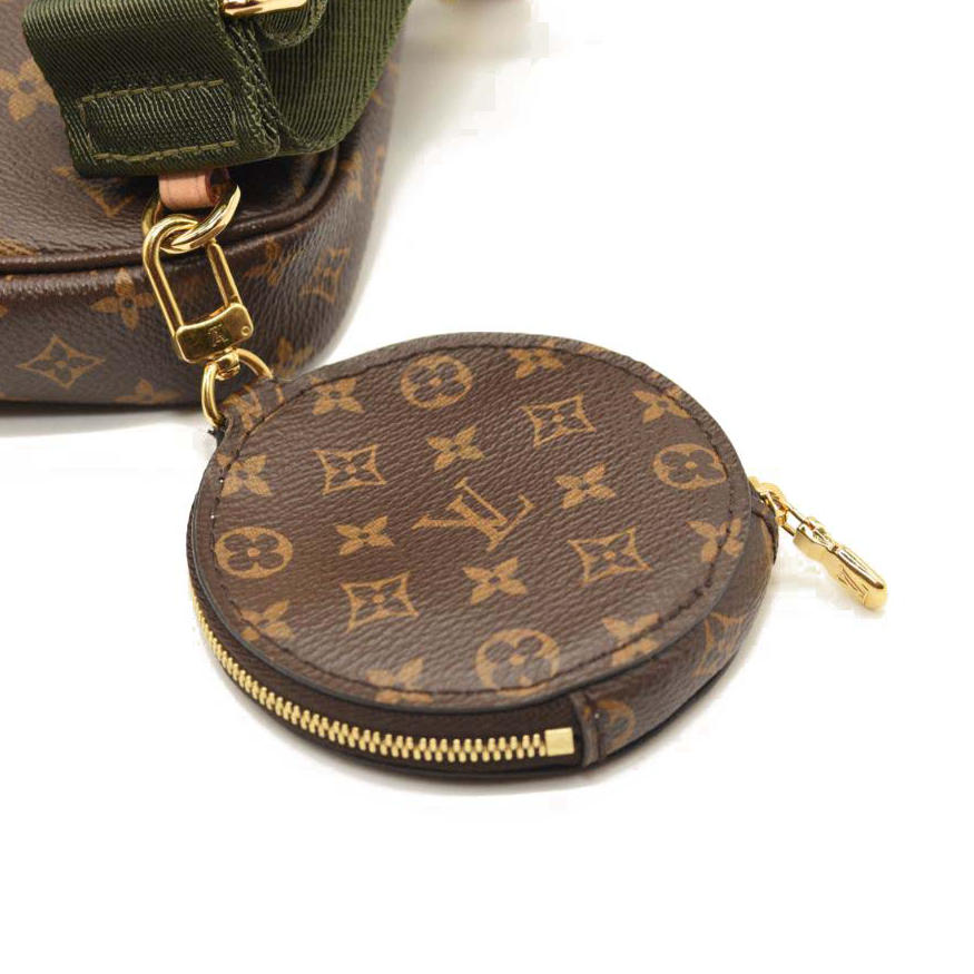 LOUIS VUITTON Monogram Multi Pochette Accessories Kaki