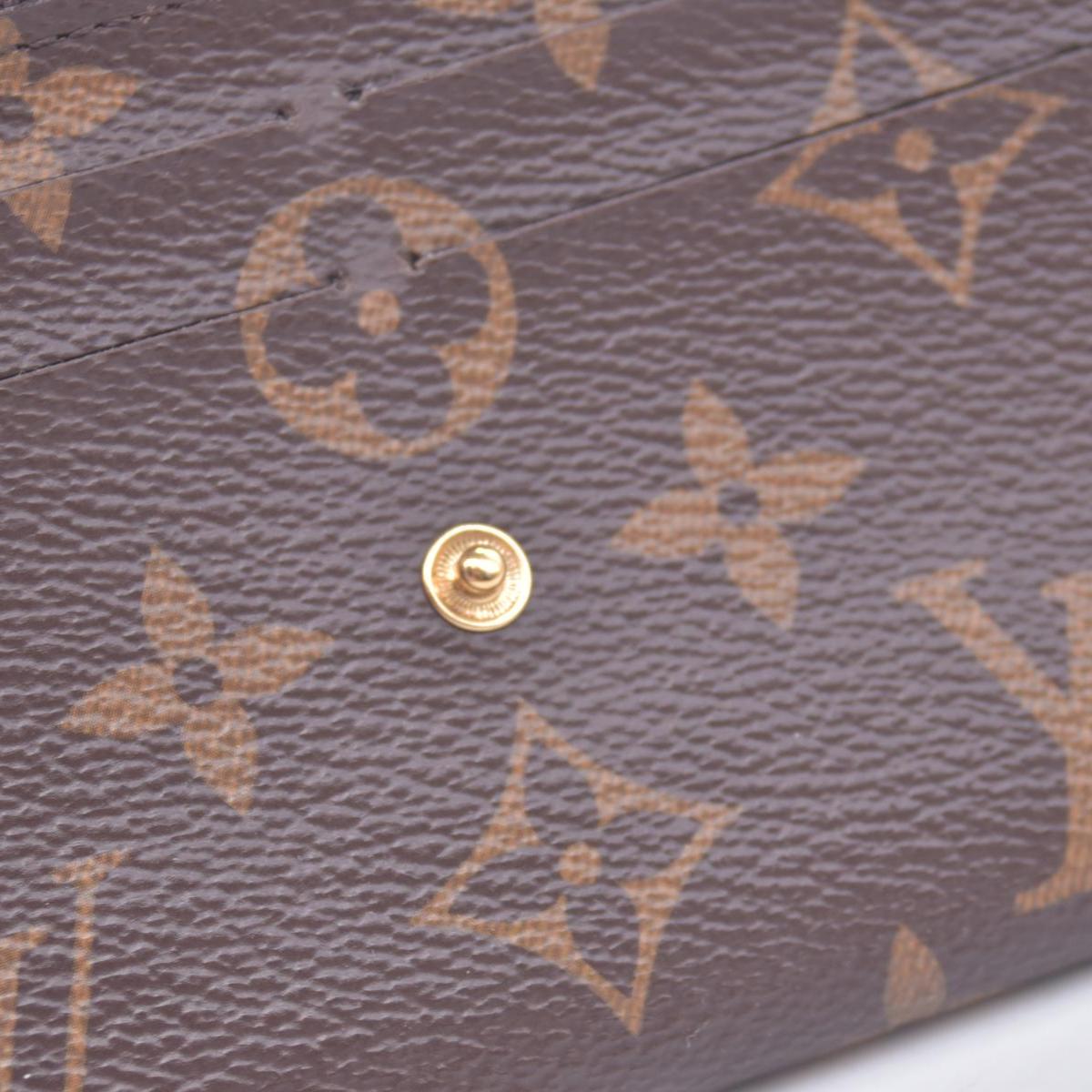 $660 2023 Louis Vuitton Monogram Emilie Wallet Fuchsia VM0213 CONSIGNMENT