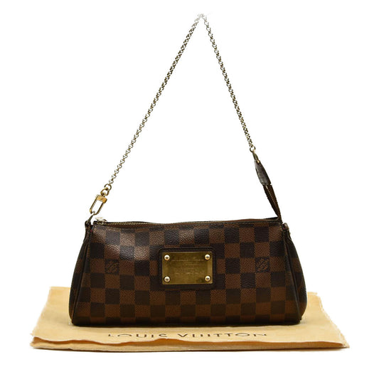 LOUIS VUITTON Damier Ebene Eva Clutch