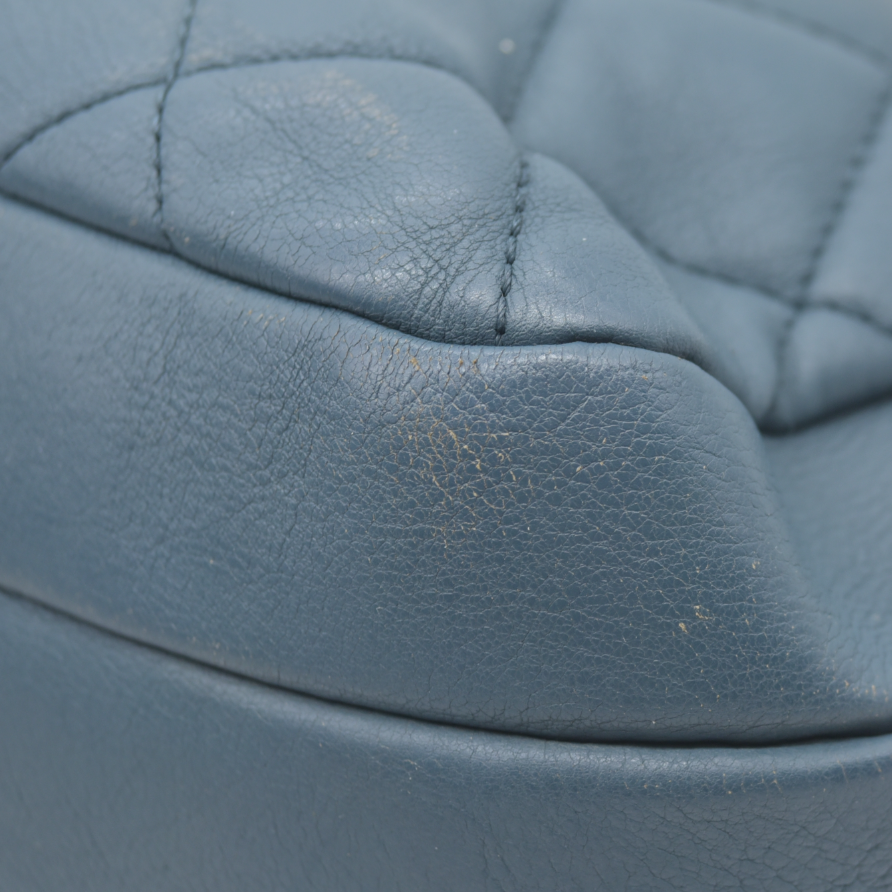 Chanel CC Crown Double Zip Bag Blue 2013 $3200
