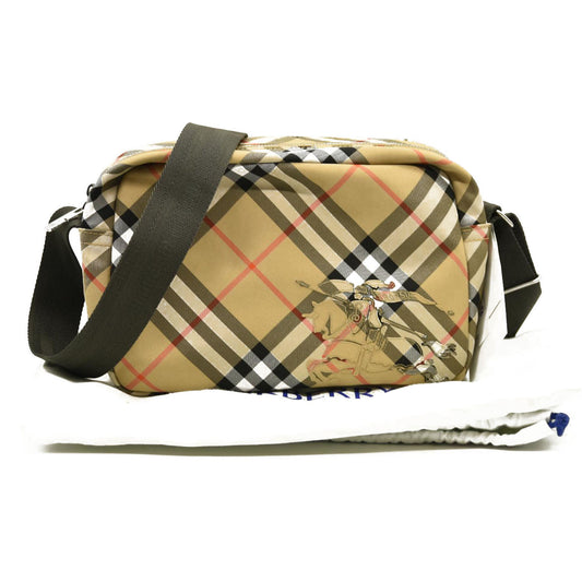 BURBERRY Equestrian Knight Check Crossbody Bag