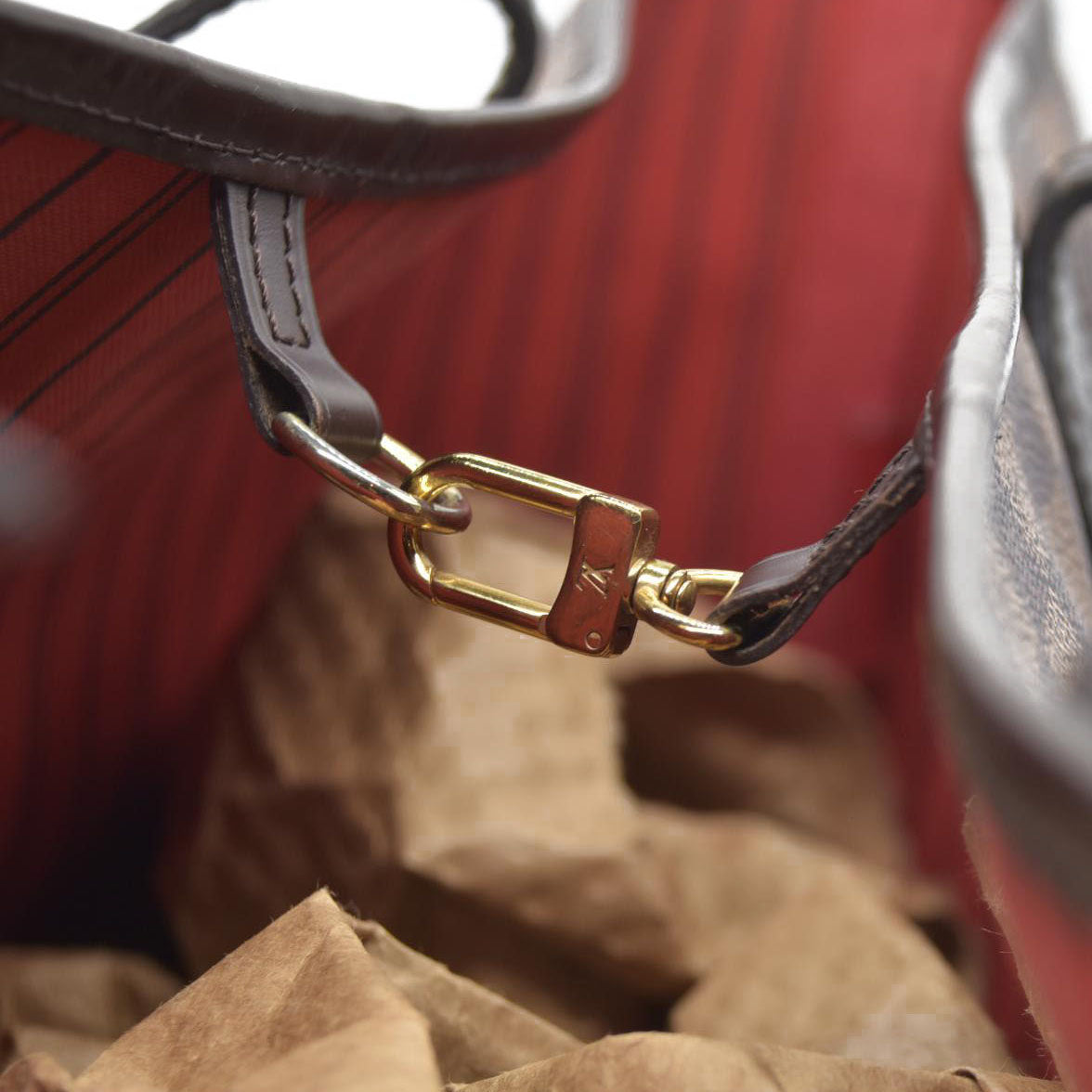 $2130 Louis Vuitton 2020 Damier Ebene Neverfull MM