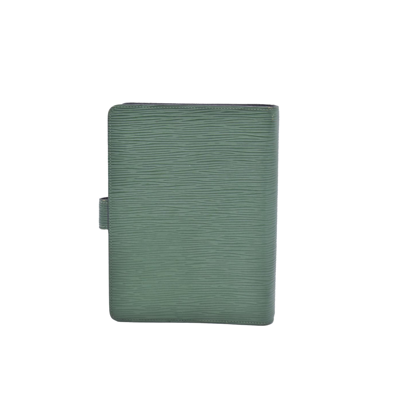 $750 1997 Louis Vuitton Epi Large Agenda Cover Green SP0957 CONSIGNMENT