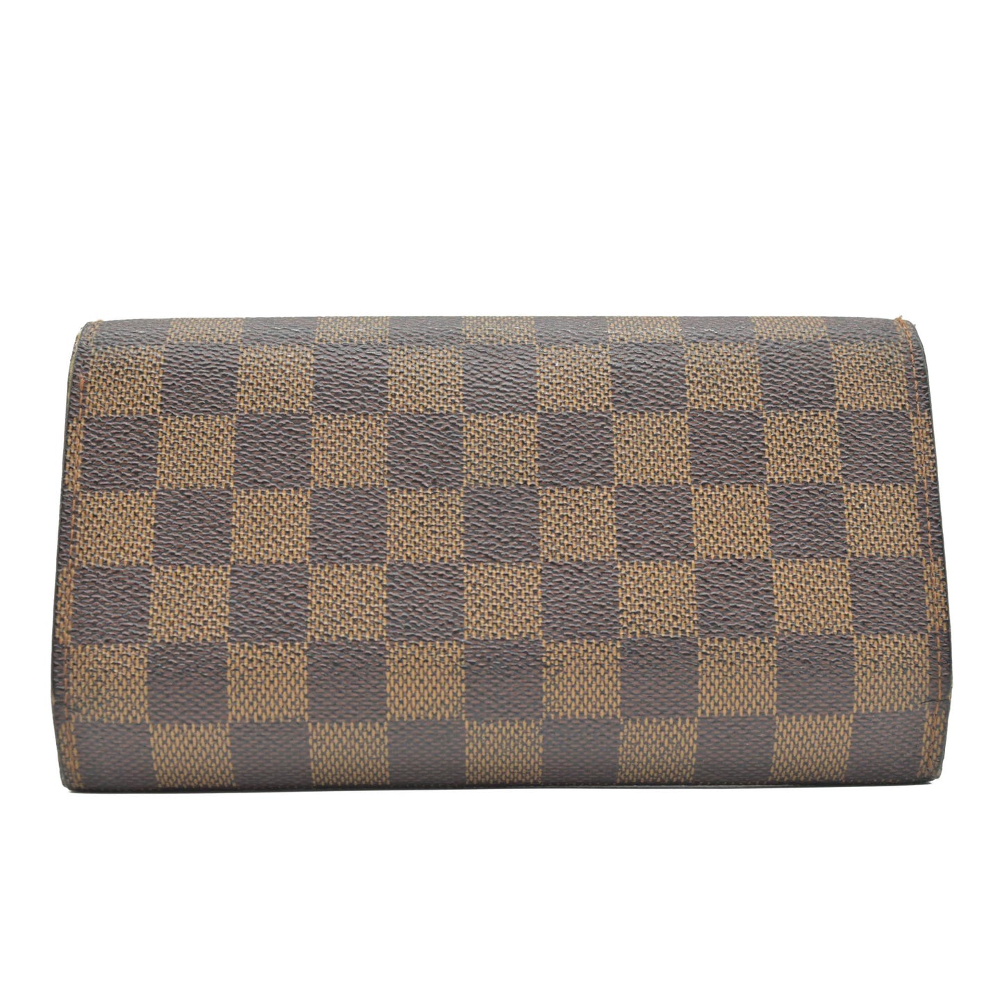 $775 2003 Louis Vuitton Damier Ebene Sarah Wallet CONSIGNMENT TH0063