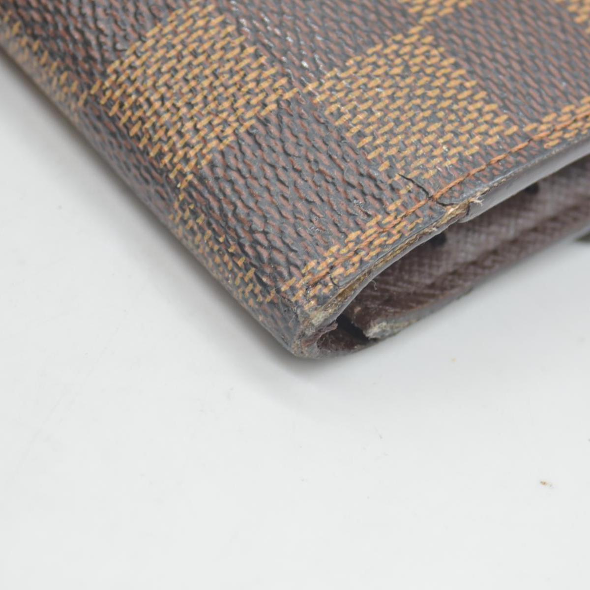 $775 2003 Louis Vuitton Damier Ebene Sarah Wallet CONSIGNMENT TH0063