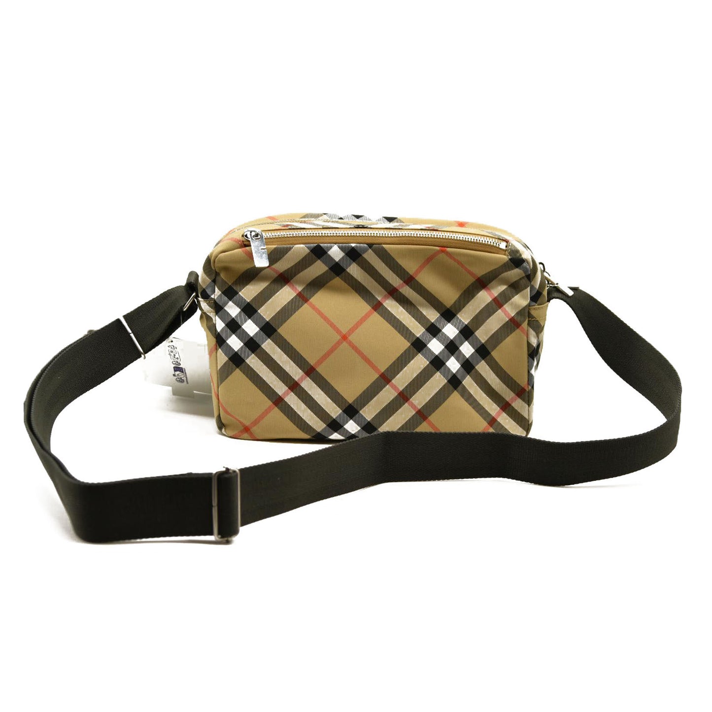 BURBERRY Equestrian Knight Check Crossbody Bag