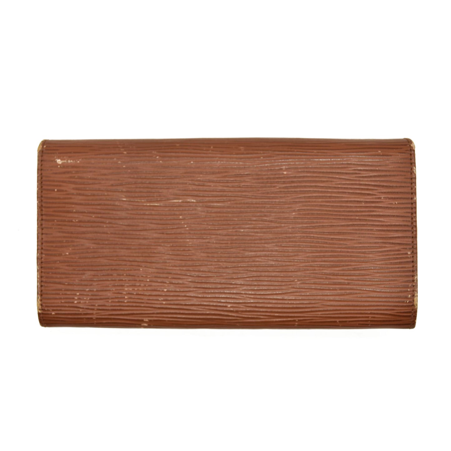 FENDI Vintage Long Wallet Leather Brown