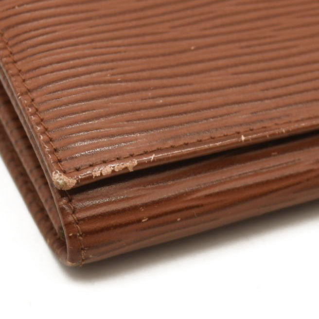 FENDI Vintage Long Wallet Leather Brown