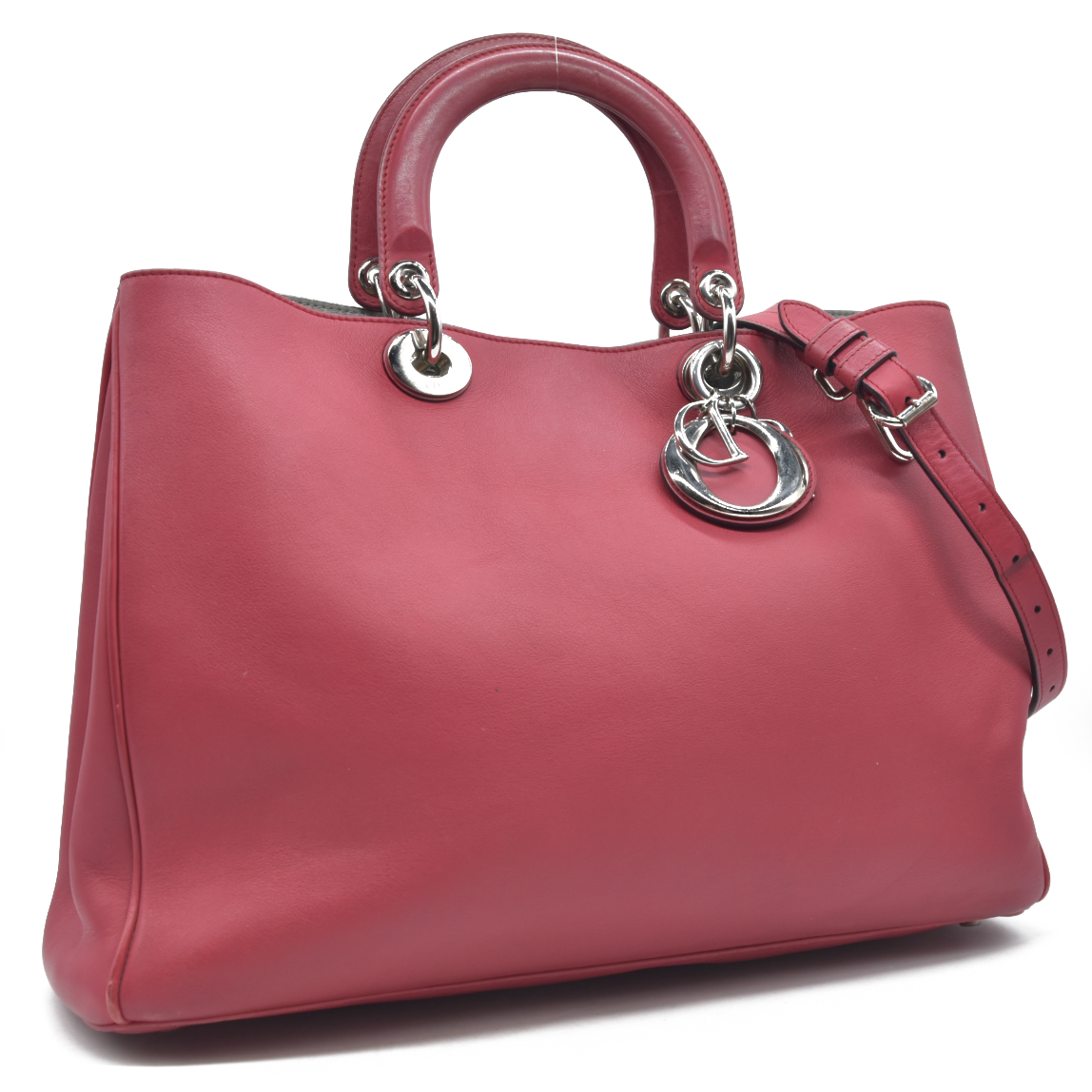 $5100 Christian Dior Smooth Calfskin Large Diorissimo Tote Pink 09MA0172