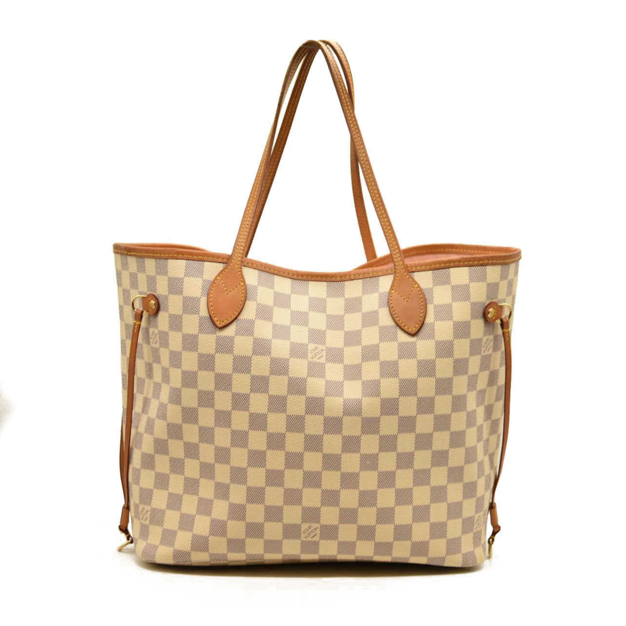 Louis Vuitton  Damier Azur Neo Neverfull MM Rose Ballerine RFID