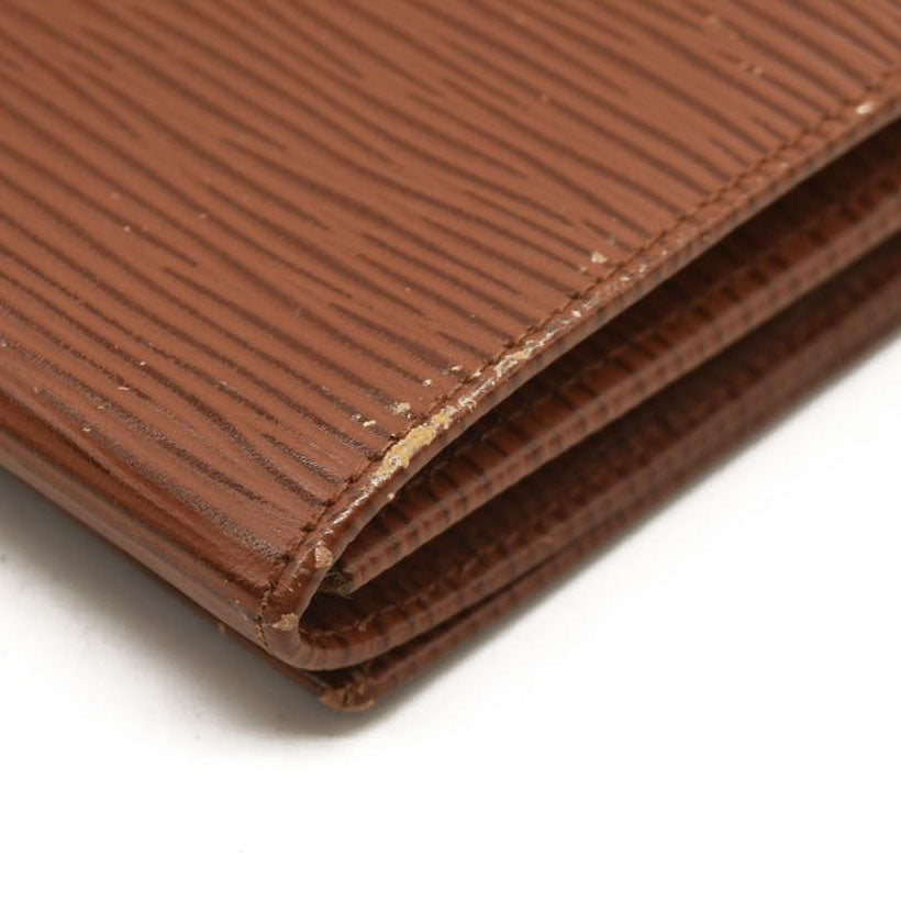 FENDI Vintage Long Wallet Leather Brown