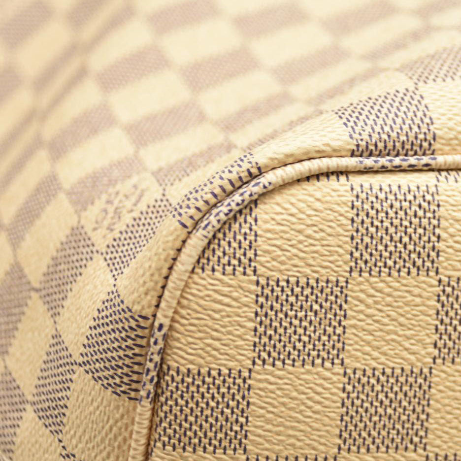 Louis Vuitton  Damier Azur Neo Neverfull MM Rose Ballerine RFID