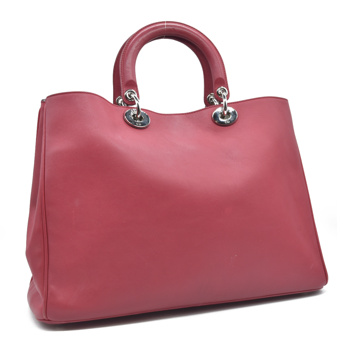 $5100 Christian Dior Smooth Calfskin Large Diorissimo Tote Pink 09MA0172