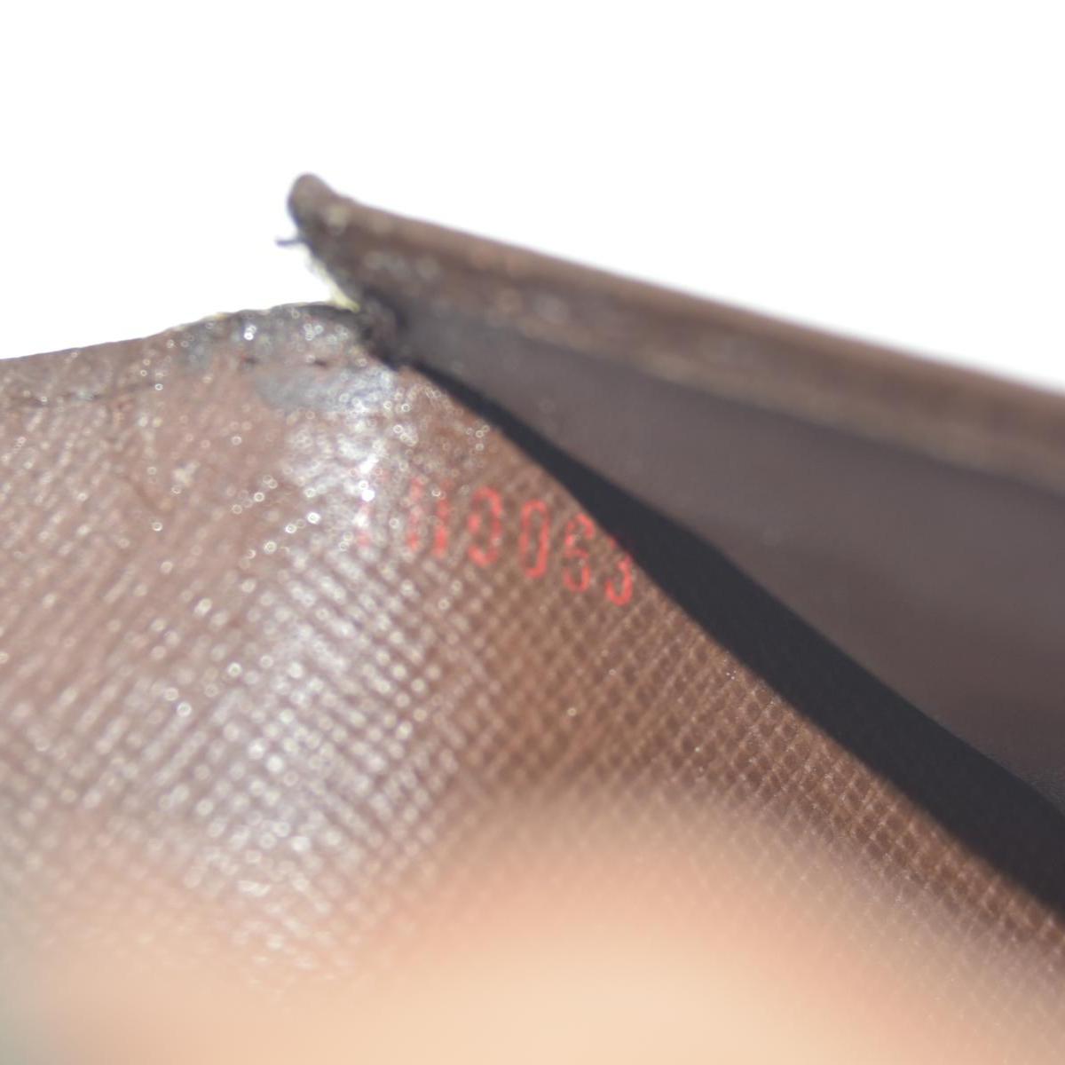 $775 2003 Louis Vuitton Damier Ebene Sarah Wallet CONSIGNMENT TH0063
