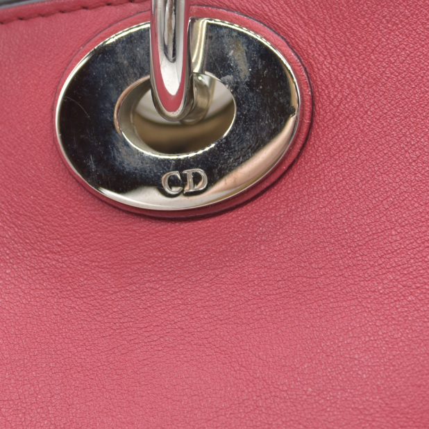 $5100 Christian Dior Smooth Calfskin Large Diorissimo Tote Pink 09MA0172